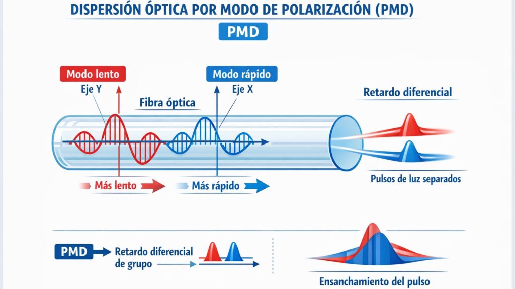 La Dispersión óptica: qué es, tipos, causas y cómo afecta la transmisión