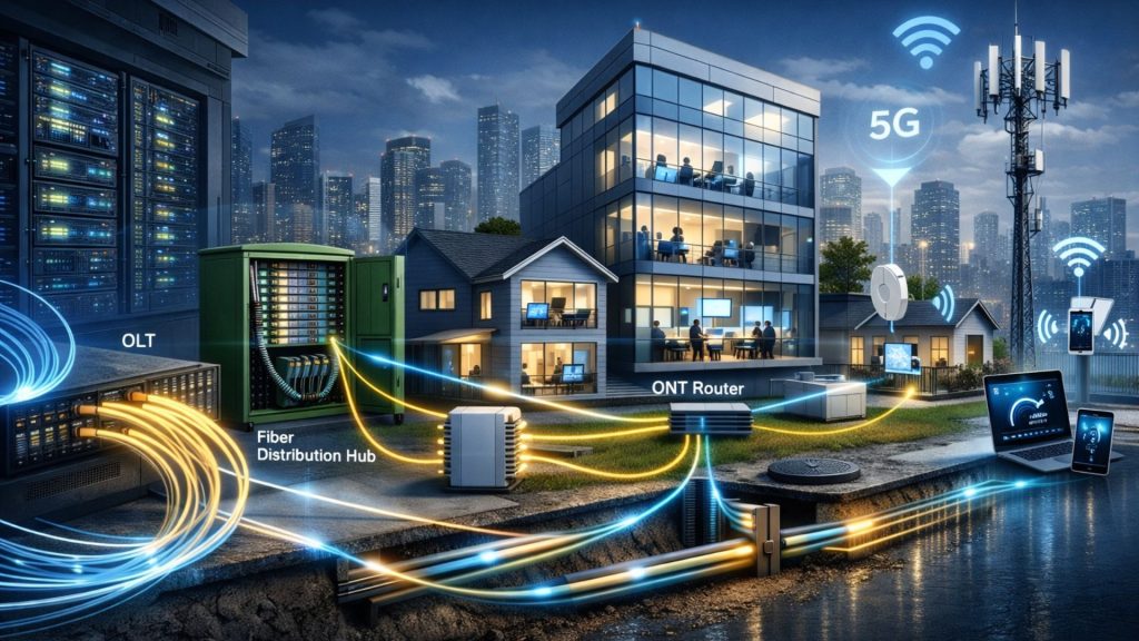 Redes ópticas pasivas y redes de acceso